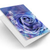 Aquarel bloem blauw