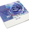Aquarel bloem blauw