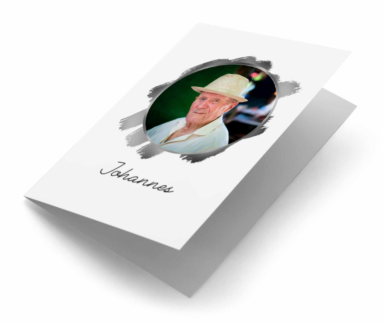 Fotokaart cirkel met kwaststreken