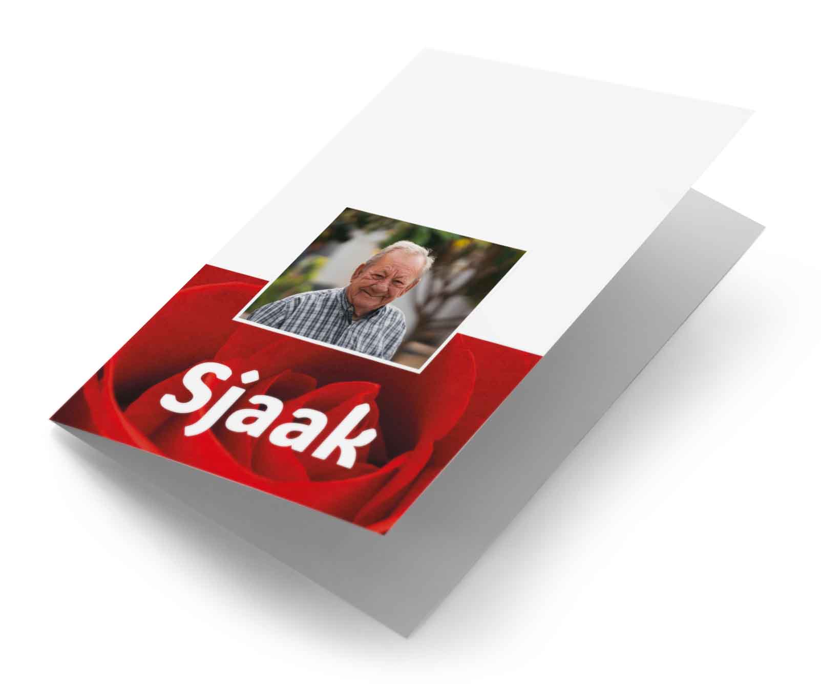 Fotokaart roos