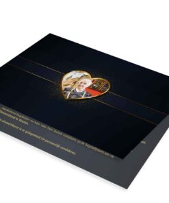 Fotokaart gouden hart