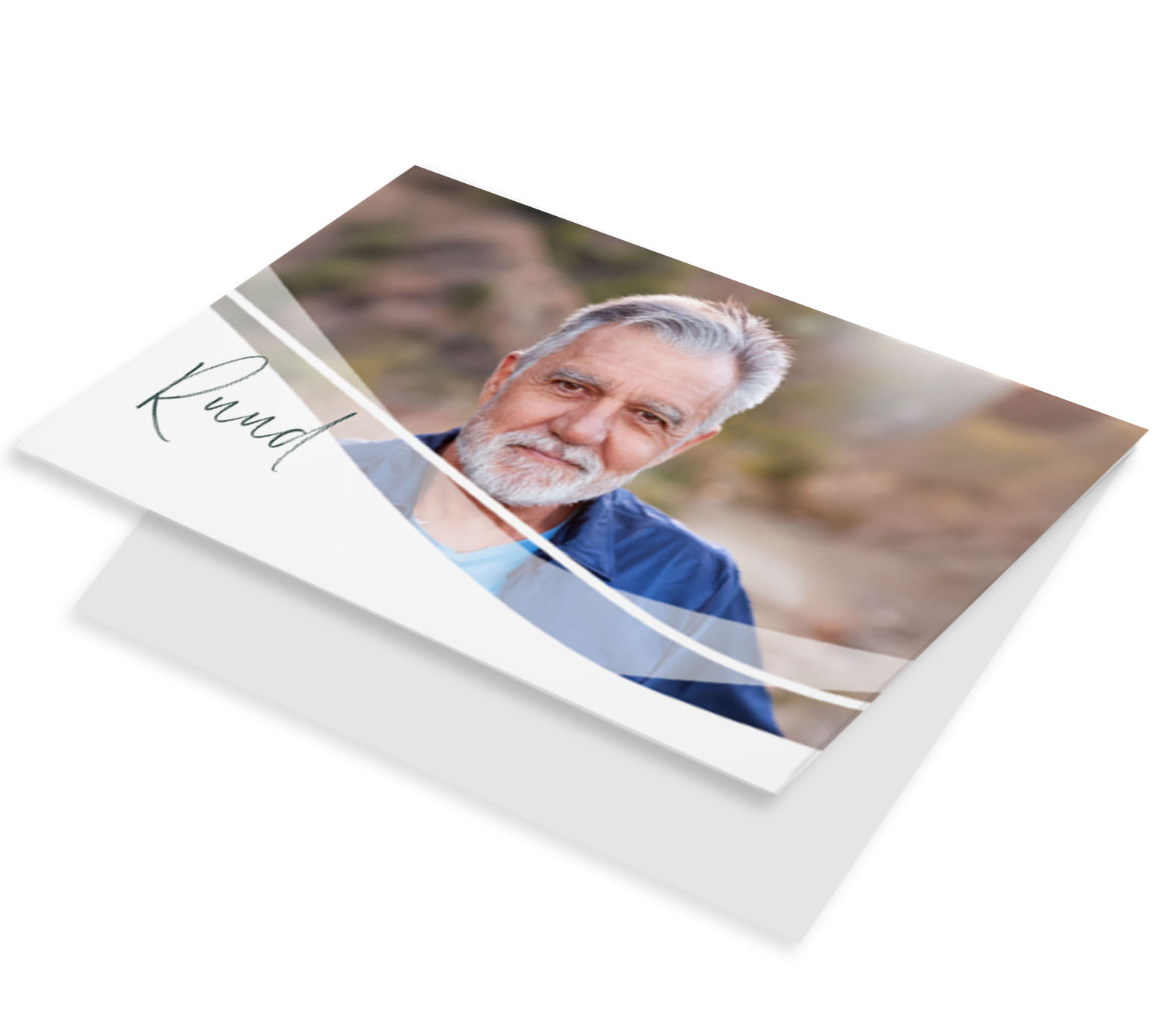 Fotokaart met golfje