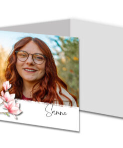 Fotokaart met bloementak