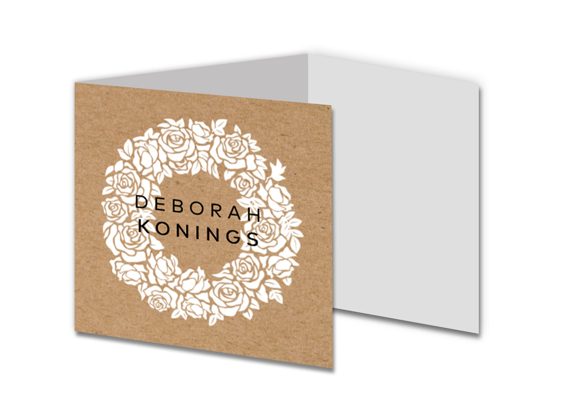 Craftlook met rozenkrans