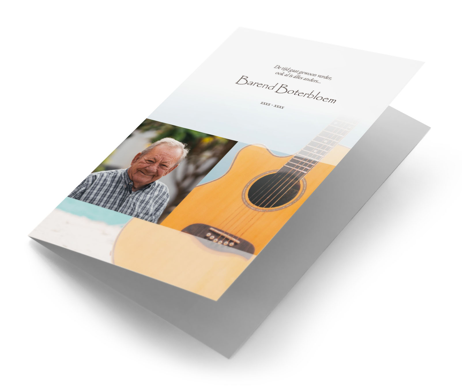 Fotokaart gitaar